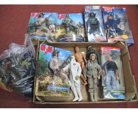 G.I Joe, boxed Bravo Action Figures, U.S Army Pacific, plus loose examples, clothing, etc.