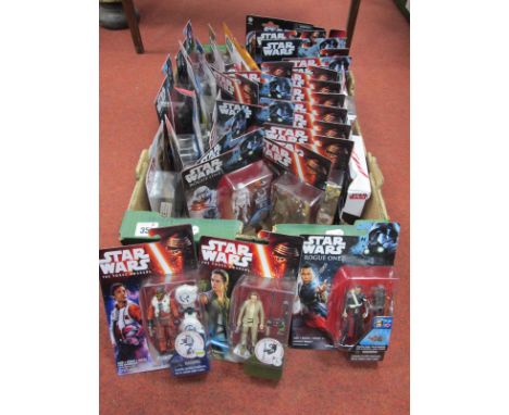 Star Wars: Quantity of Boxed The Force Awakens Figures, including Rey, The Inquisitor, Goss Toowers, X-wing Pilot, etc, large