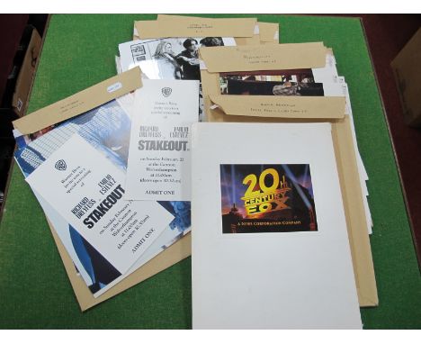 Lobby Cards - Iron Eagle II (X5 and press synopsis), Random Hearts (press pack with sealed cards), Multiplicity (X6), chain R