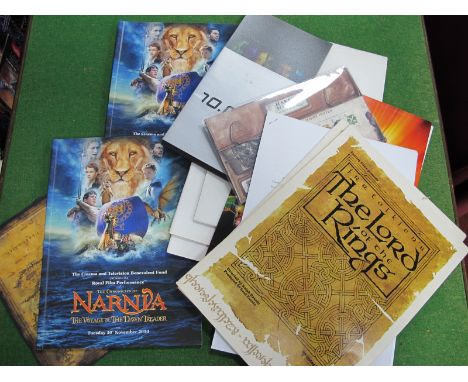 A Large Quantity of Film Promotional Material Press Packs, mostly Fantasy, to include The Chronicles of Narnia, The Lord of T