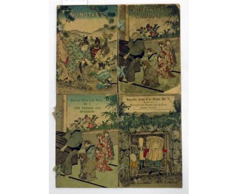 Japanese Fairy Tale Series. Numbers 1, 2 (2 copies), 3, 4, 6, 7, 8 (2 copies), 9-16, mixed editions, Kobunsha, Tokyo, circa 1