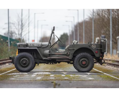 A genuine Willys survivor with its original ID Data Card.Purchased from an ex-Military auction in Market Harborough in 1959 b