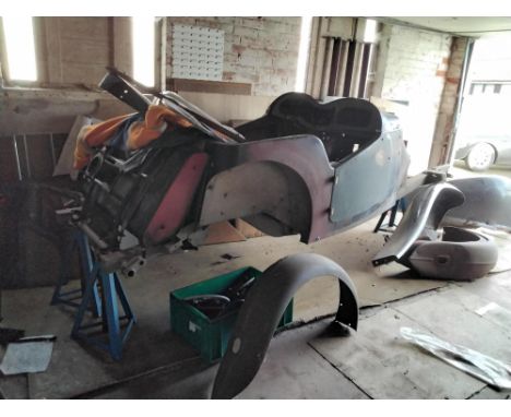 Imported in 1989 by Brown and Gammons needing restorationBelieved that most parts are present with the car Engine is included