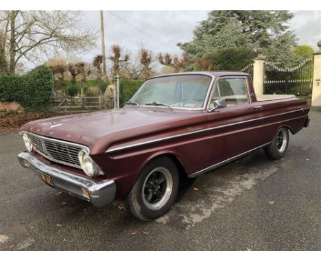 A rare Falcon Ranchero, apparently corrosion-free and in superb running order.One owner from new before importation in 2018 f