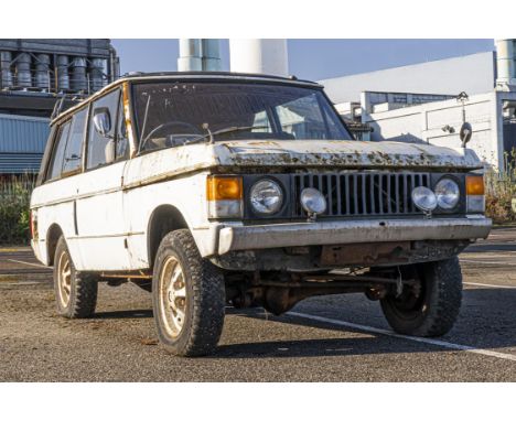 A very early Suffix A Range Rover sold strictly as seen from a collection.April 1972 Suffix A finished in White with a Beige 