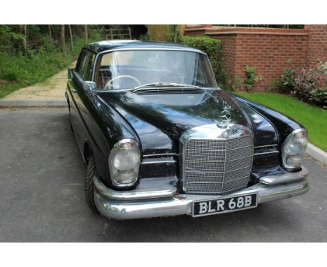 Rare opportunity to acquire one of the last surviving, RHD, Mercedes W111 fuel-injected saloons.Originally registered in 1961