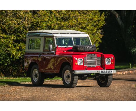 Brightly presented, versatile Series III County Safari with celebrity provenance and on offer at No Reserve. This attractive 