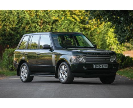 A Range Rover with a Royal past. Formerly the property of HM Queen Elizabeth II.  This third-generation L322 Range Rover was 