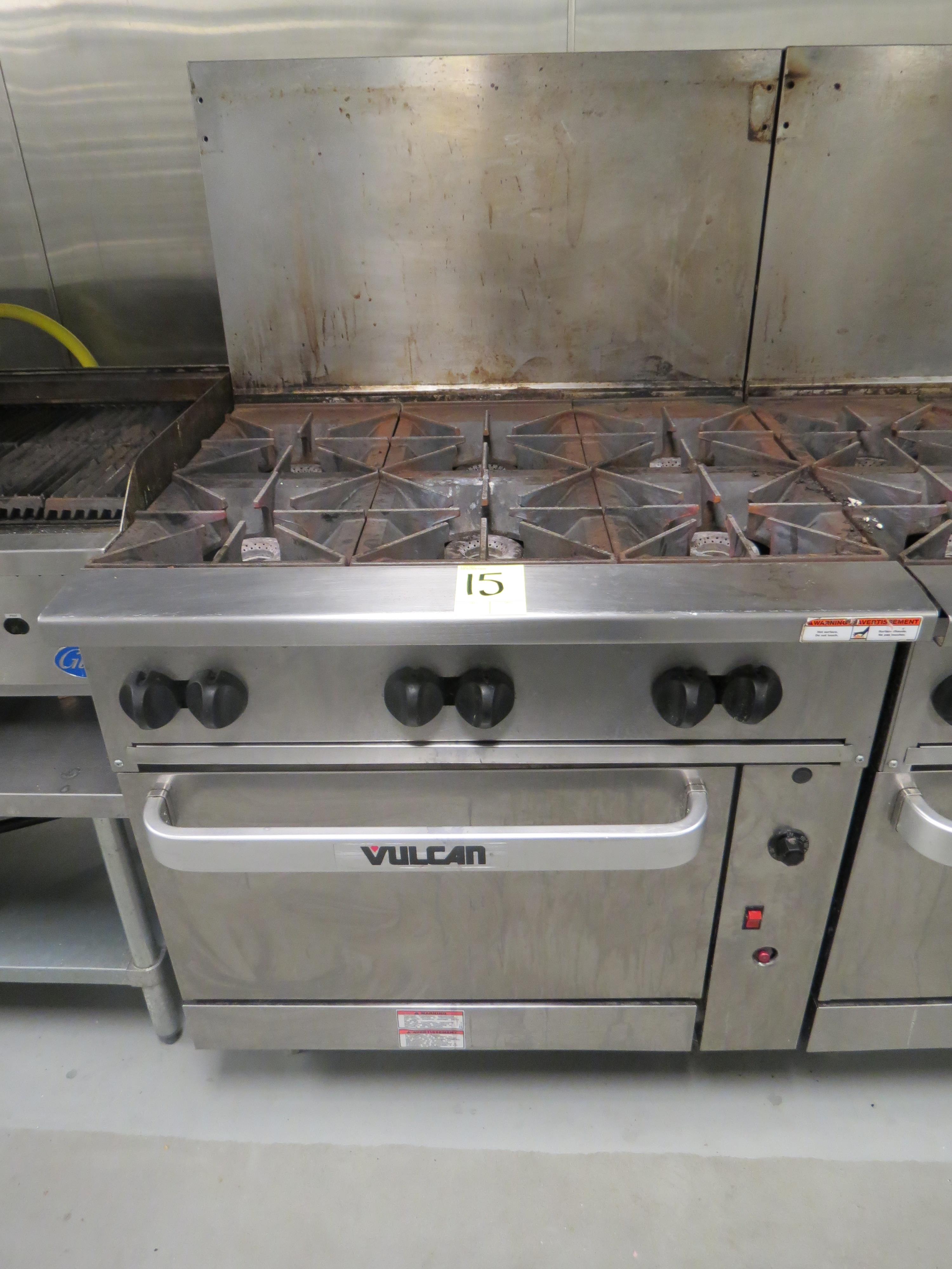 vulcan 36 inch gas range