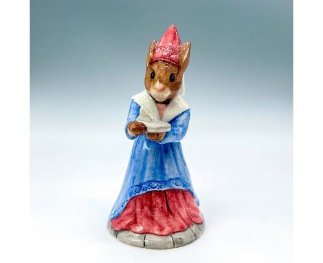 Sundial Bunnykins DB213 (pale blue, white and salmon coloration). Royal Doulton backstamp. Artist: M. AlcockIssued: 2000 - 20