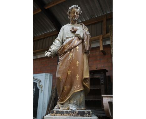 Sculpture in wood 19th H135