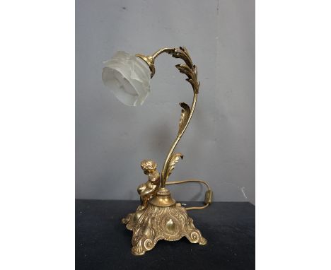 Standing lamp in copper H44