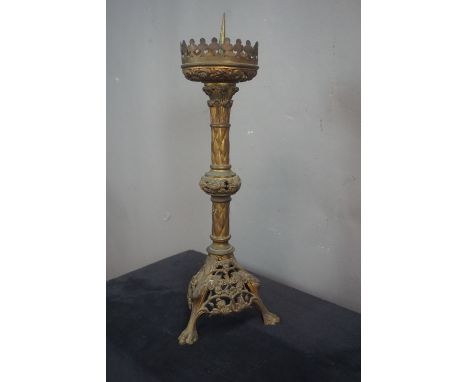 Candlestick in copper H60
