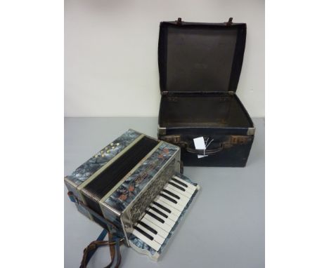 Musical Instruments - 'The Viceroy Accordeon - Junior Model'  accordion (cased) 
