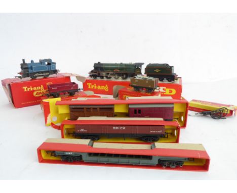 A selection of mainly boxed Tri-ang scale OO gauge railway models, to include: a 'Princess Elizabeth' locomotive and tender (