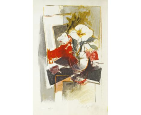Unknown artist, Lithograph signed and numbered 90/200, 46x30cm, unframed.