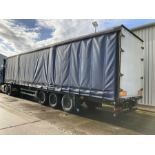 Schmitz tri axle curtain side trailer