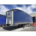 Don Bur tri axle moving double deck curtain side trailer