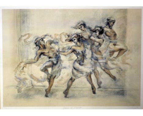 Joy Kirton-Smith (British), 'Dance of Passion' limited edition Giclee print on Arches Velin paper signed and numbered in penc