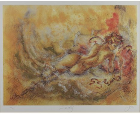 Joy Kirton-Smith (British) 'Serenity' limited edition lithographic print, signed titled and numbered 552/600 in pencil to mar