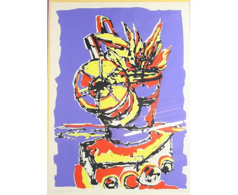 David Smith (British 1920-1999), 'Cauldron', signed and dated 1968, limited edition print 4/12, 66cm x 48cm,.    