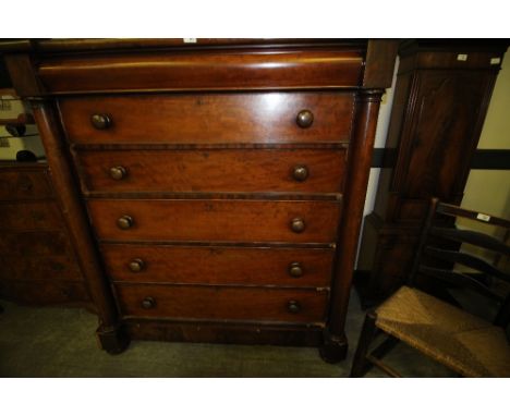 Victorian Mahogany Scotch Chest of Drawers