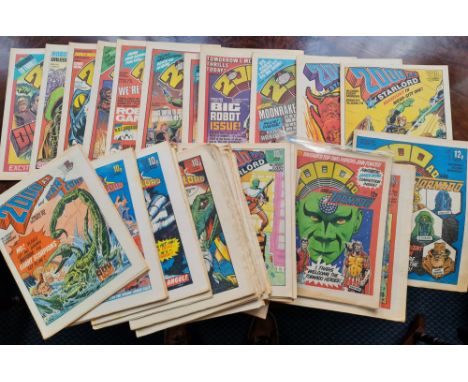 2000AD comics featuring Judge Dredd #93 to 130.