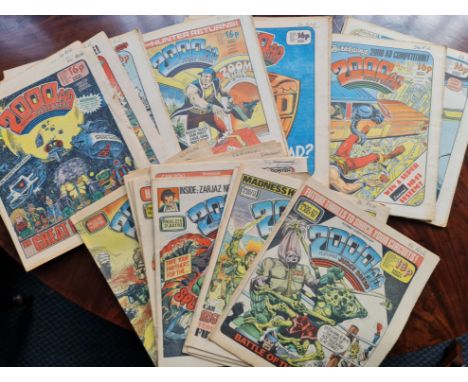 2000AD comics featuring Judge Dredd #251 to 281
