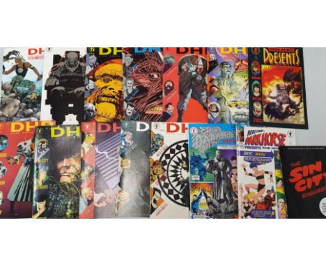 A collection of 15 issues of Dark Horse Presents to include The Sin City Enquirer, #57, 36, 59, 61, 62. Compete run of the fi