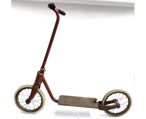 An early 20th century Triang style scooter 