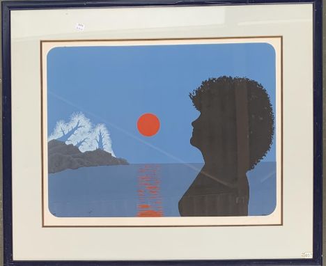 Hubert De Strycker, 20th century screen print, signed and numbered 24/52 with studio blind stamp, 48x62cm, together with one 