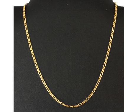 A 9ct yellow gold chain L. 38cm. Approx. 4.3gr.