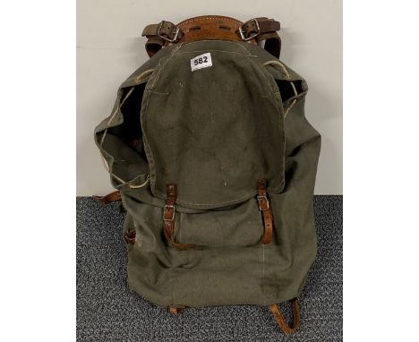 A WWII Swedish Army rucksack.
