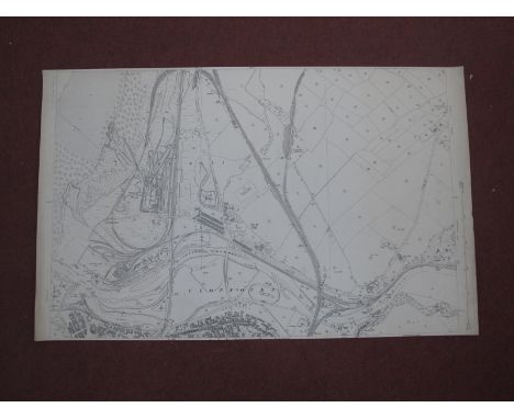 Cumberlands Maps, to include Whitehaven, Cockermouth Union, Workington, Clofocks, Distington - date noted 1925, various scale