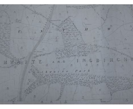 Yorkshire Maps, to include Burngreave, Elsecar, Upper Wharfedale, Airedale, Ribblesdale, Shelley, Harrogate, Hooton, Bridling