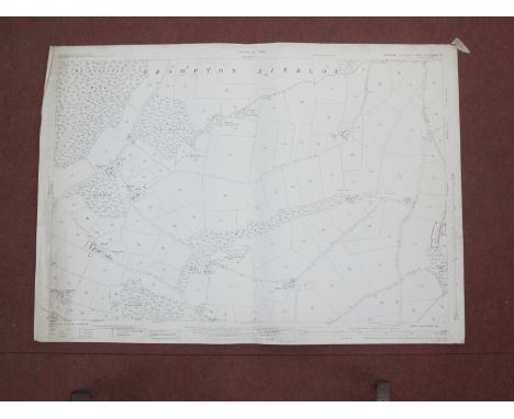 West Riding Yorkshire/Derbyshire Maps, Wath Upon Dearne, Swallownest, Aston - some dates noted 1903, 1905, 1930, various scal