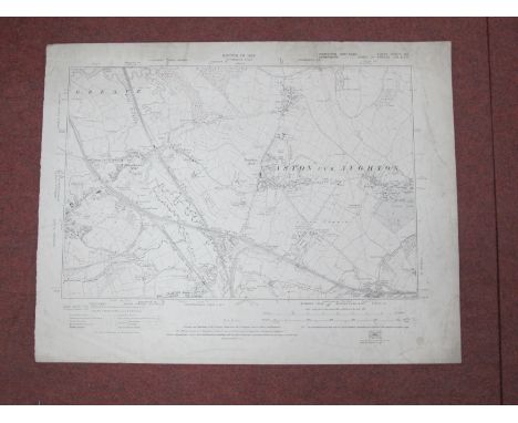 West Riding Yorkshire Maps, Rotherham and area, some dates noted - 1889, 1903, 1959, 1960, various scales, dirty and some tea
