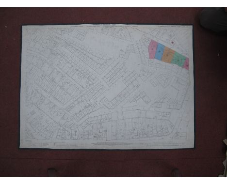 Sheffield Central Maps, Attercliffe - Darnall - some dates noted, 1890, 1903, 1967, various scales, many linen backed (approx