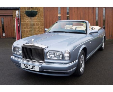 2001 ROLLS-ROYCE CORNICHE CONVERTIBLE SPORTS TOURER  Chassis No: SCAZK29E11CH68611  Engine No: 102494L410M/T2T/R  Registratio