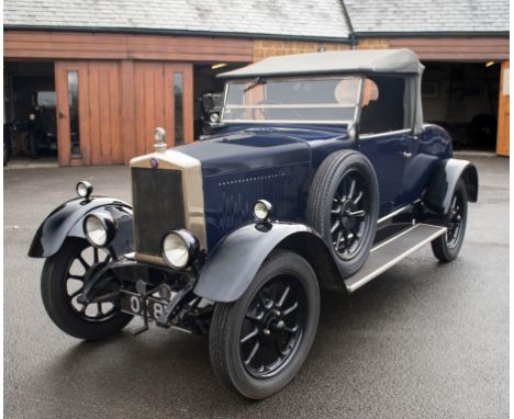 1927 MORRIS COWLEY "FLATNOSE" SERIES I - TWO-SEATER & DICKEY TOURER Chassis No: 213969 Engine No: 241504 Registration No: OX 