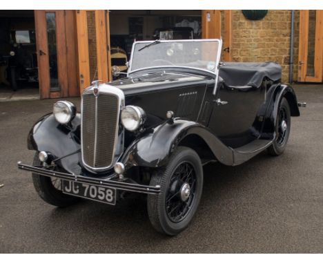 1935 MORRIS 8 SERIES I - TWO-SEATER SPORTS-TOURER Chassis No: S1/E 55681 Engine No: B51650 Registration No: JU 7058 Date of f