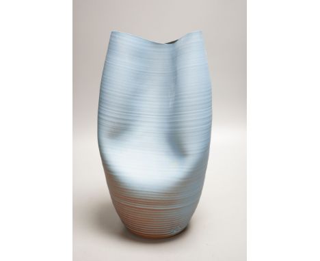 Nicholas Arroyave-Portela (b.1972), a thrown ‘crumpled’ ceramic vase37cm