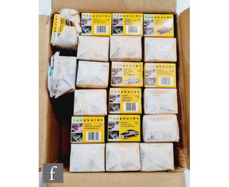 A collection of twenty Lledo Vanguards 1:43 scale diecast model cars, to include Austin A60 Cambridge, Ford Capri, Ford Corti