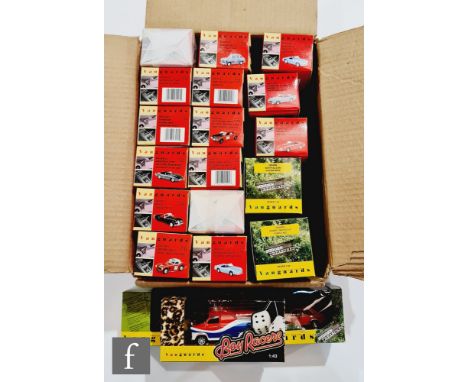 A collection of twenty Corgi and Lledo Vanguards models, to include Hidden Treasures, Boy Racers and assorted 1:43 scale cars