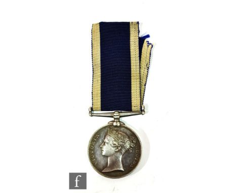 A Victorian Royal Naval Long Service and Good Conduct medal to W.H Floyd Comb Btn H.M Coast Guard. 