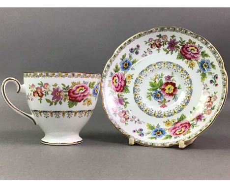 ROYAL GRAFTON MALVERN TEA SERVICE, ALONG WITH OTHER TEA WARE  the Malvern service comprising seven cups, six saucers, six sid