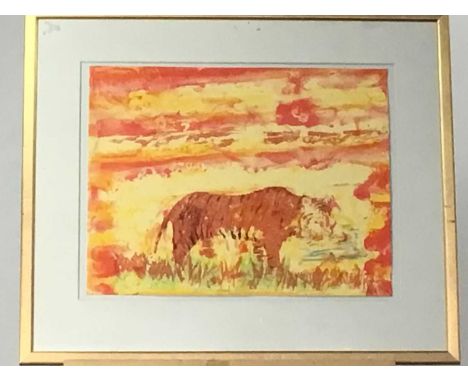 * WILLIAM JAMES LAIDLAW BAILLIE CBE PRSA PPRSW RGI HRA (SCOTTISH 1923 - 2011), ARENA limited edition screen-print on paper, s