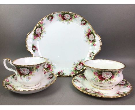 ROYAL ALBERT TEA SERVICE CELEBRATION PATTERN six place setting, twenty-one piece in total