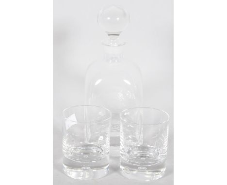 A Dartington decanter and glasses