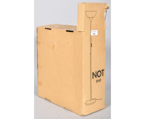 An Ikea standard lamp in box